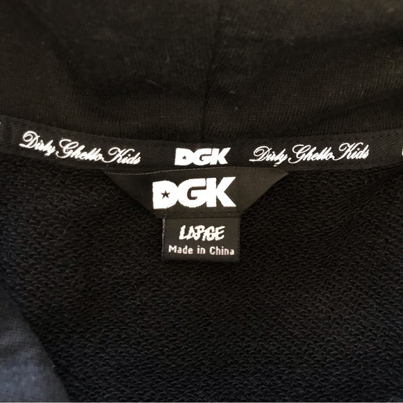 DGK || NWOT Men’s All Star Block Logo Hoodie - Picture 3 of 5
